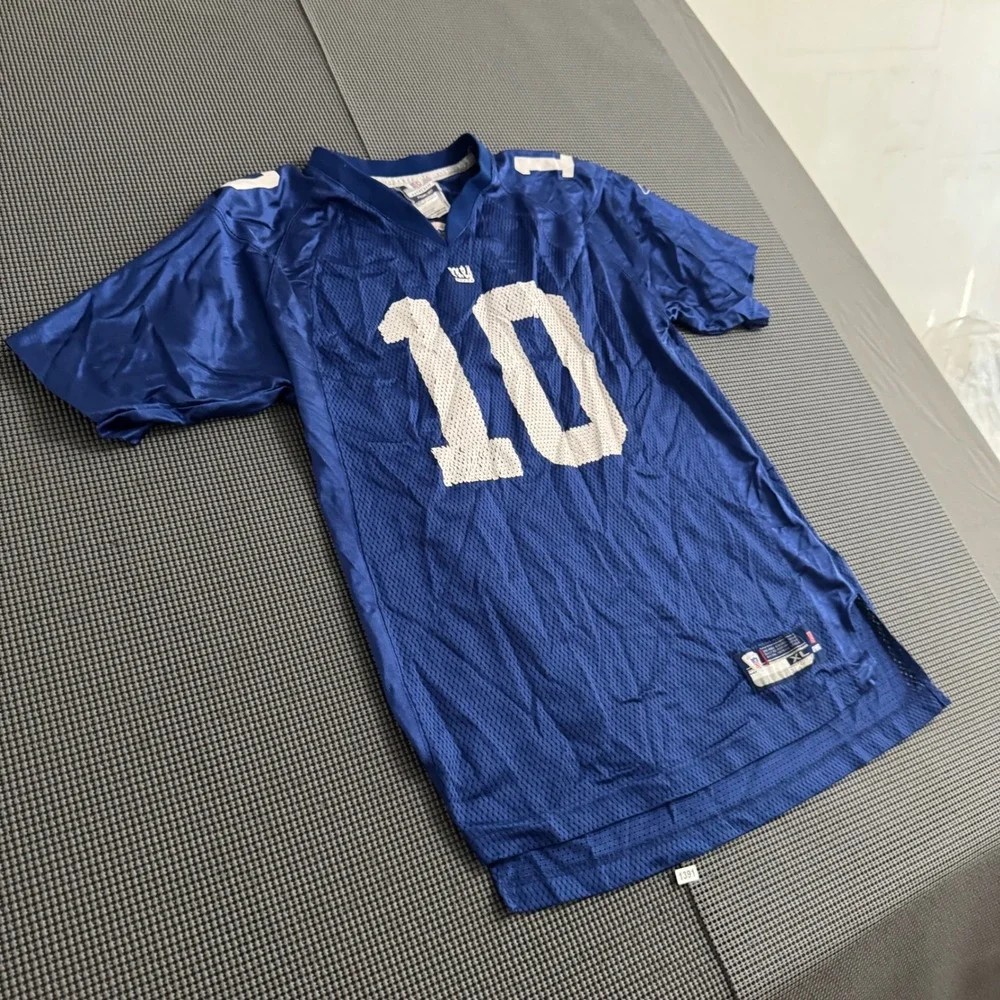 Reebok NFL New York Giants Eli Manning 10 Jersey Youth XL Blue Football